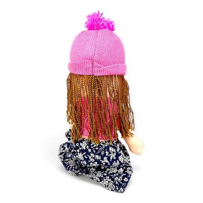 Peluche Muñeca de Trapo Conjunto Rosado 50 cm