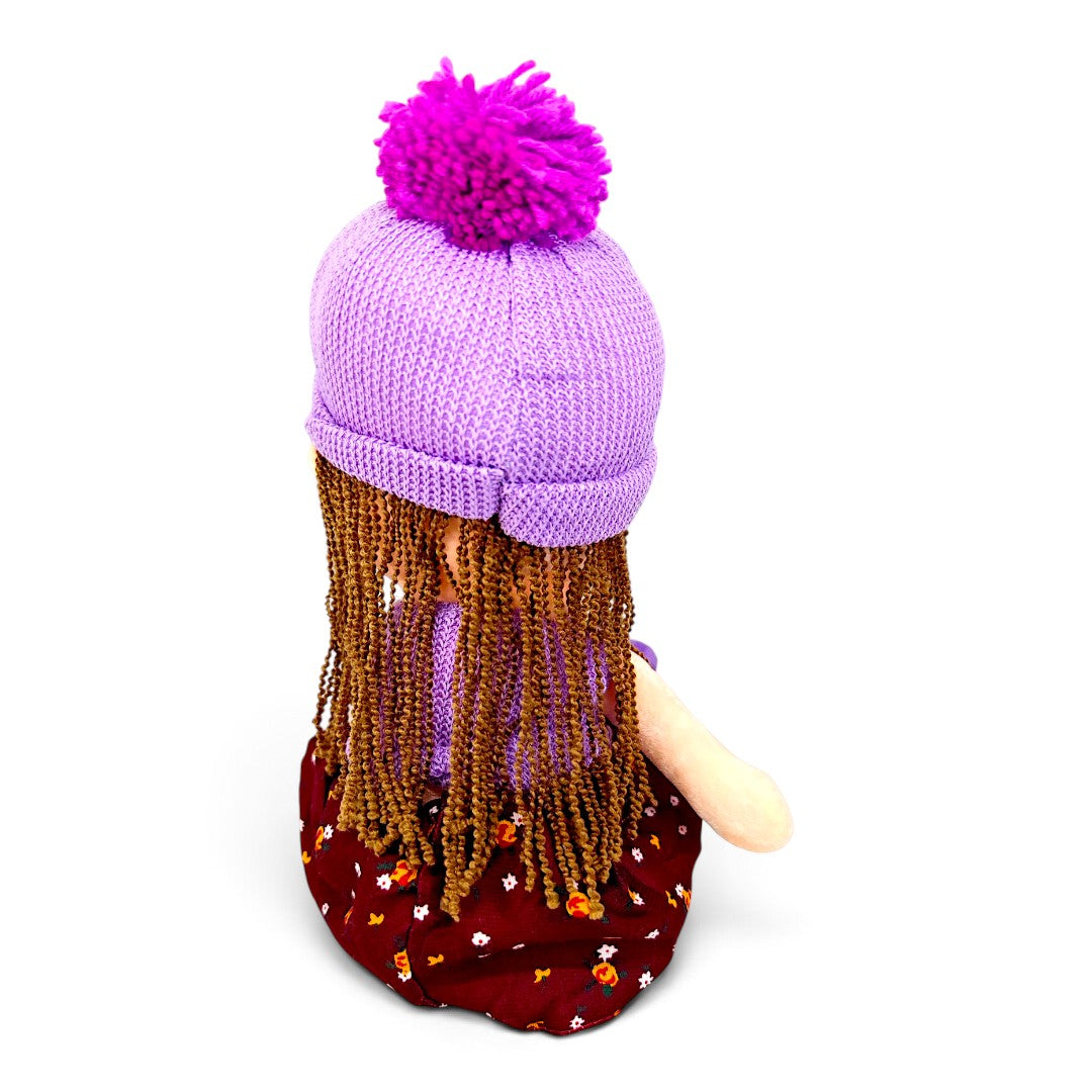 Peluche Muñeca de Trapo Conjunto Lila 60 cm