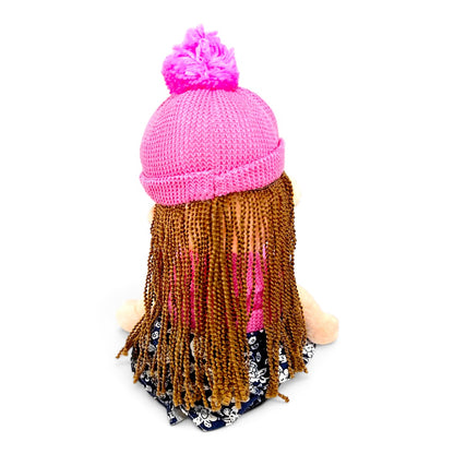 Peluche Muñeca de Trapo Conjunto Rosado 60 cm