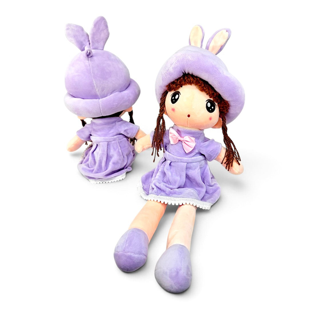 Peluche Muñeca de Trapo Lila 60 cm