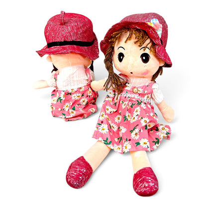 Peluche Muñeca de Trapo Rosado 50 cm
