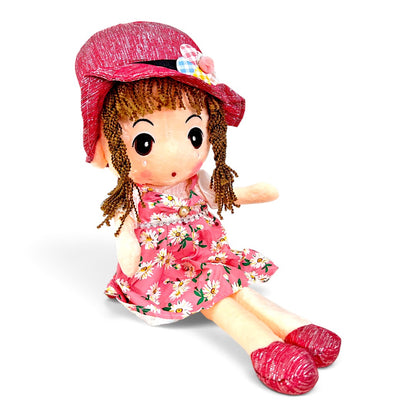 Peluche Muñeca de Trapo Rosado 50 cm