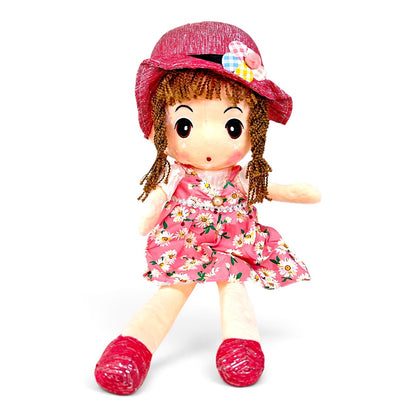 Peluche Muñeca de Trapo Rosado 50 cm
