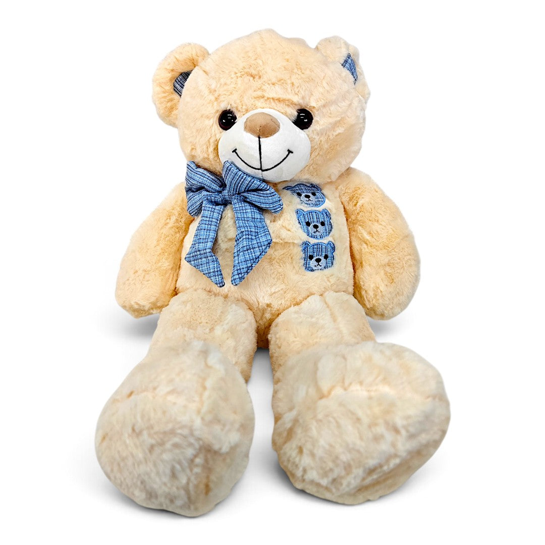 Peluche Oso Bordado Beige 60 cm
