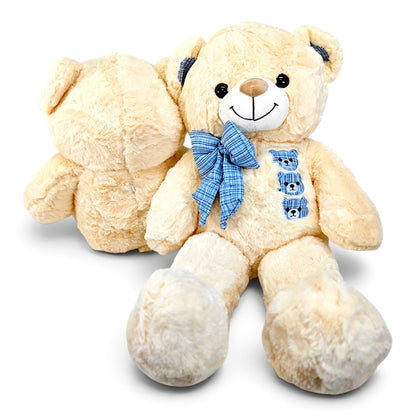 Peluche Oso Bordado Beige 60 cm