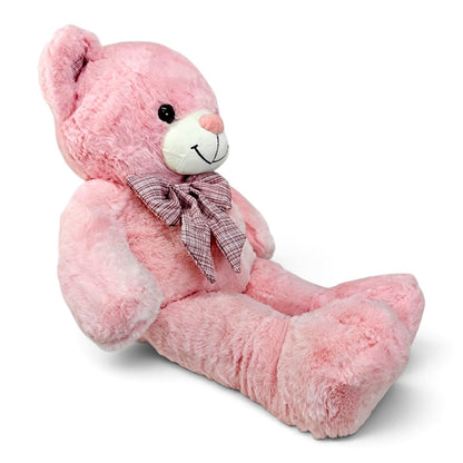 Peluche Oso Bordado Rosado 60 cm
