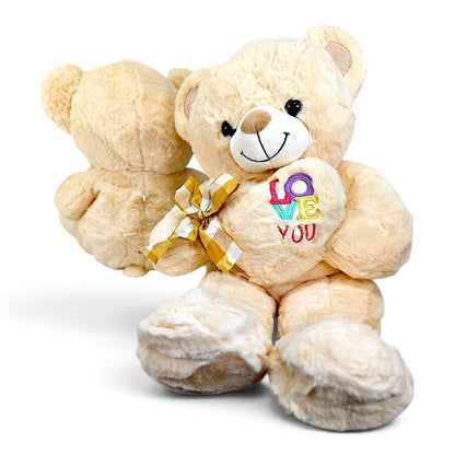 Peluche Oso Love Beige 60 cm