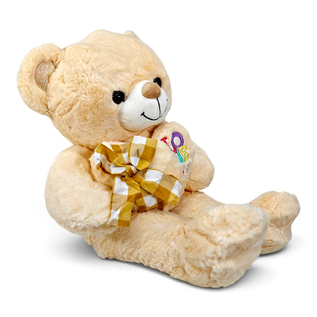 Peluche Oso Love Beige 60 cm