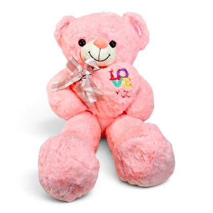 Peluche Oso Love Rosado 60 cm