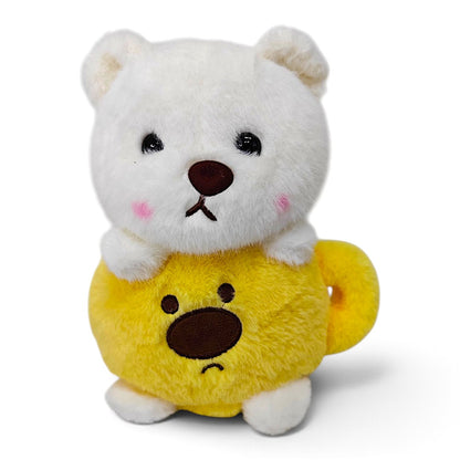 Peluche Oso Taza Amarilla