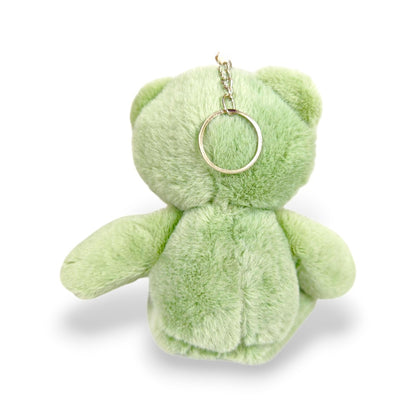 Llavero Peluche Oso Clásico Verde