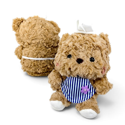 Peluche Oso con Delantal Azul