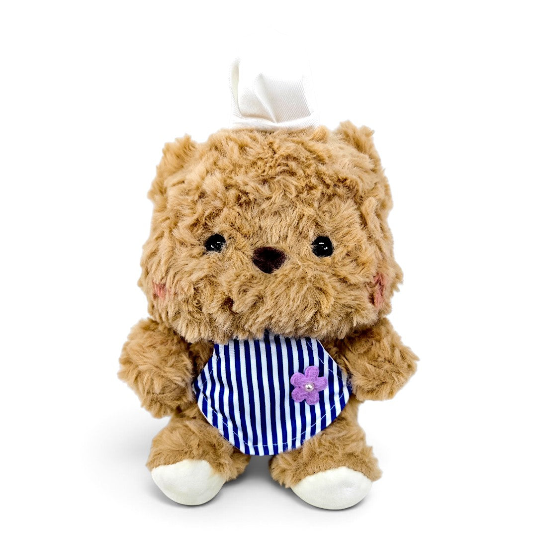 Peluche Oso con Delantal Azul