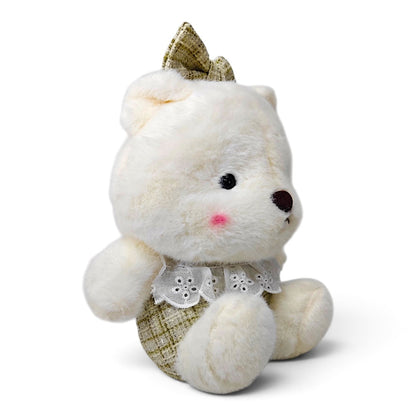 Peluche Gatito con Moño y Encaje
