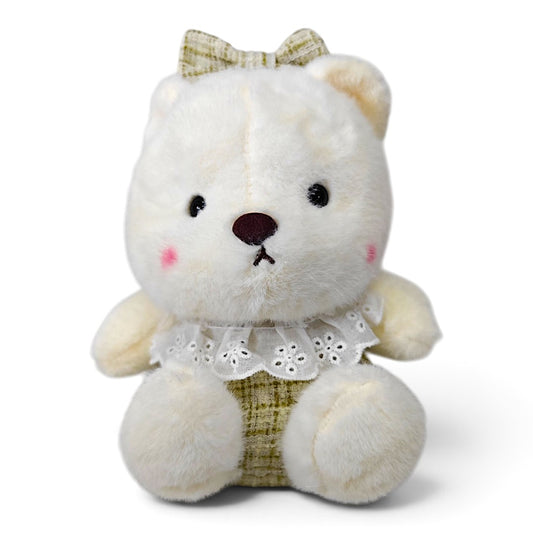 Peluche Gatito con Moño y Encaje