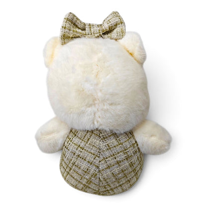 Peluche Gatito con Moño y Encaje