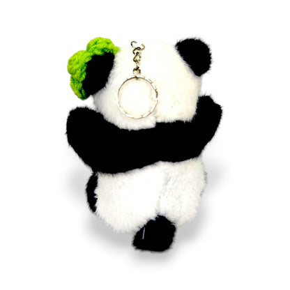 Llavero Peluche Panda Flor