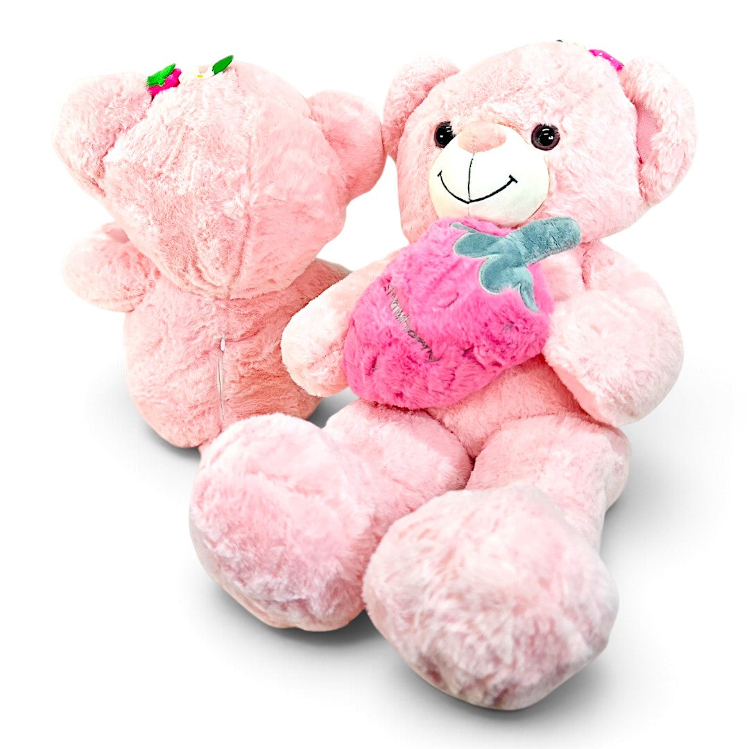 Peluche Oso Remolino Rosado 60 cm
