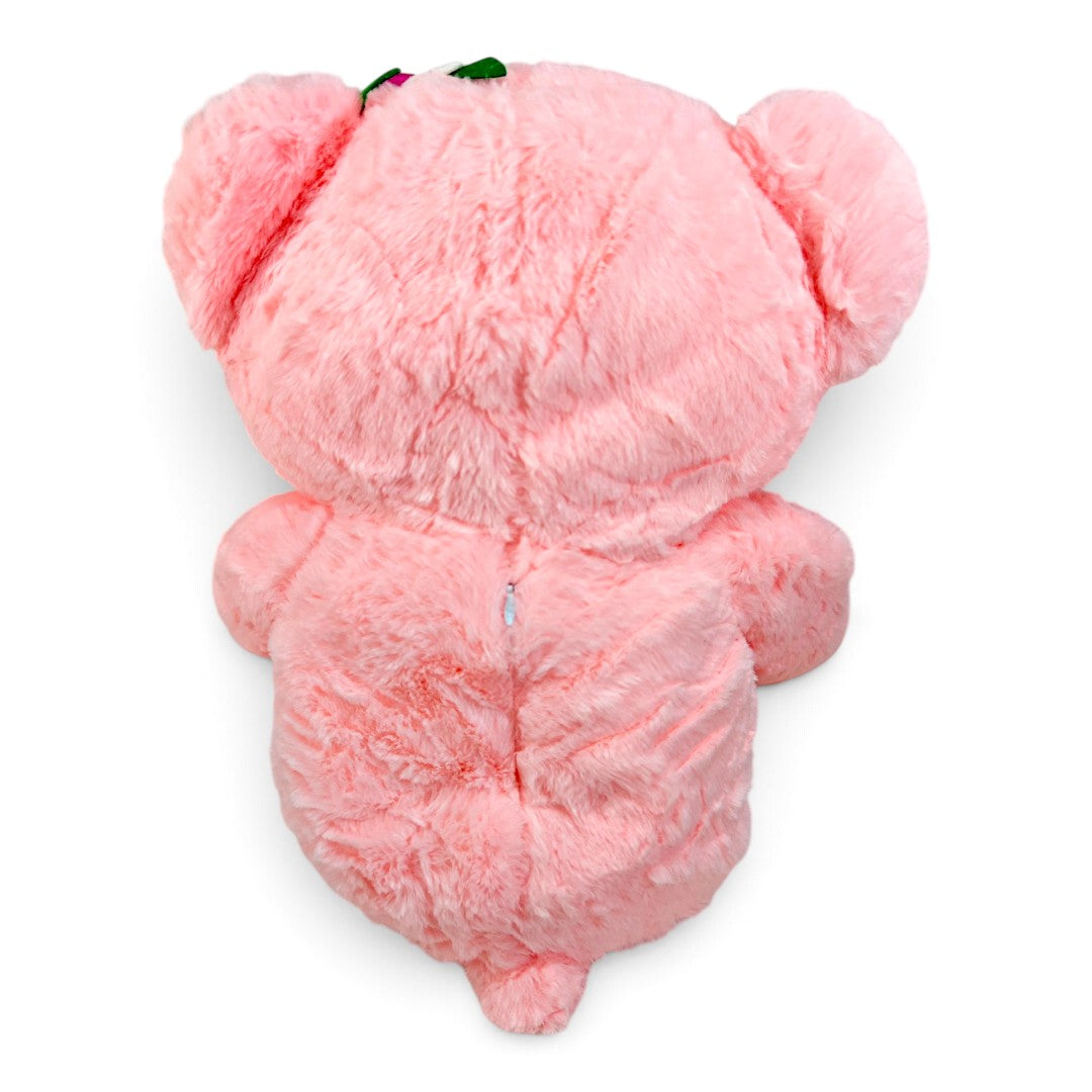 Peluche Oso Fresa Salmón 60 cm