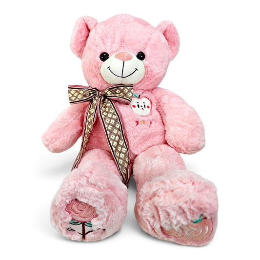Peluche Oso Manzana Rosado 60 cm