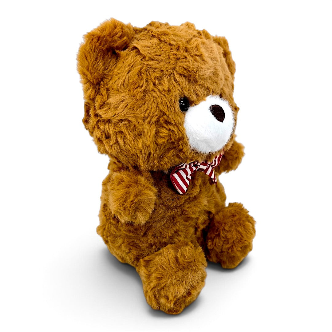 Peluche Oso con Moño Rojo