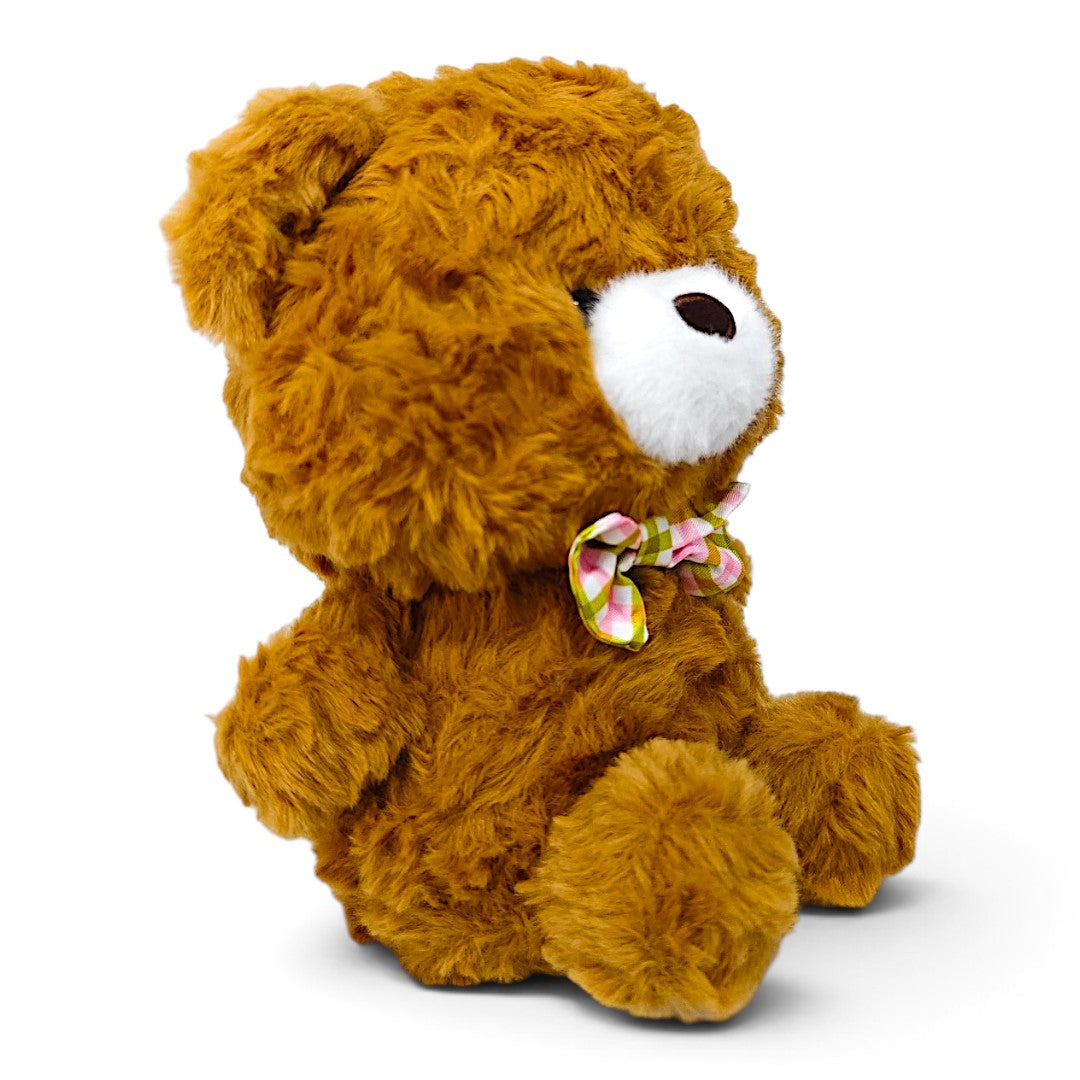 Peluche Osito con Moño Verde