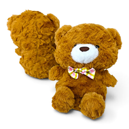 Peluche Osito con Moño Verde