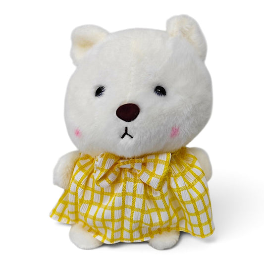 Peluche Osito con Vestido Amarillo