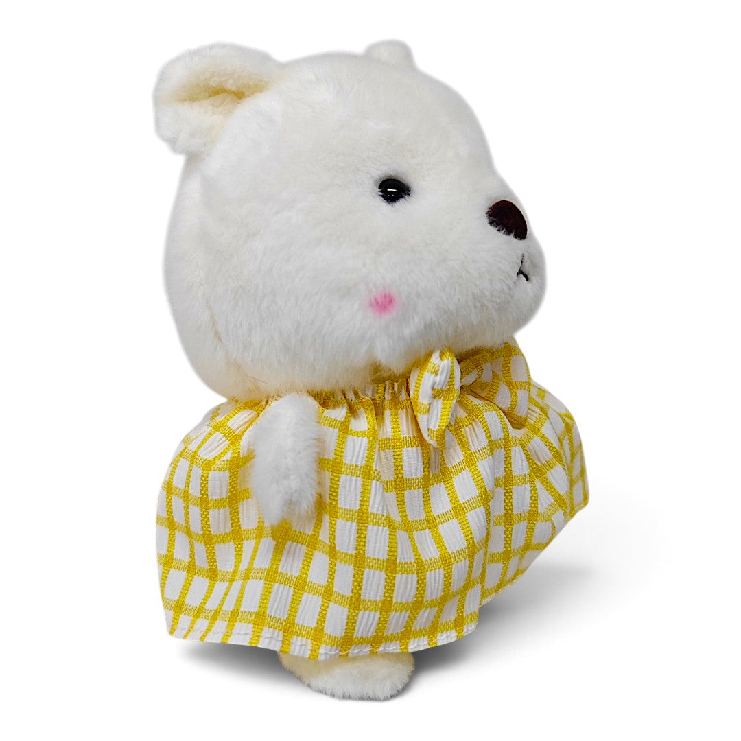 Peluche Osito con Vestido Amarillo
