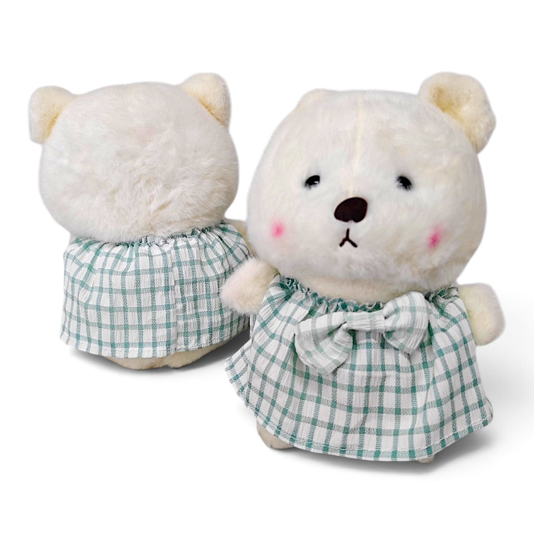 Peluche Oso con Vestido Azul