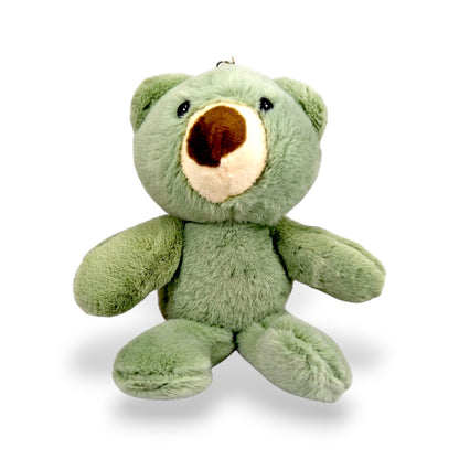 Llavero Peluche Oso Clásico Verde