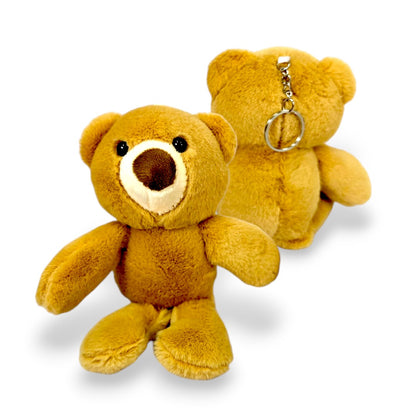 Llavero Peluche Oso Clásico Marrón