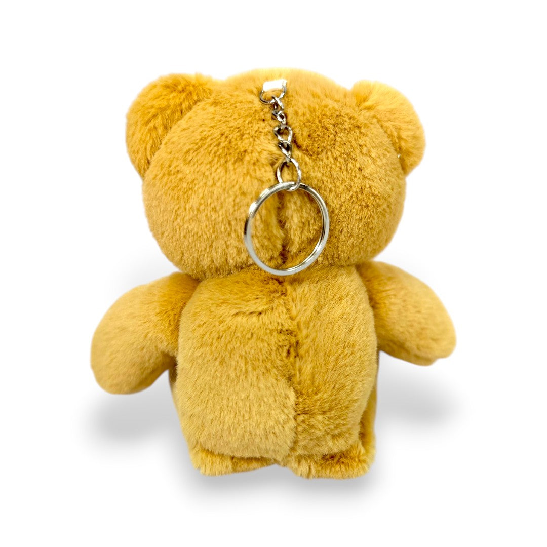Llavero Peluche Oso Clásico Marrón