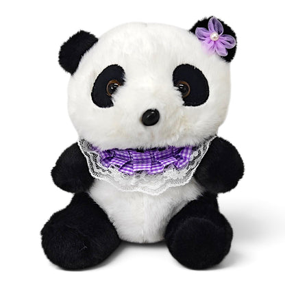 Peluche Panda Lila con Flor
