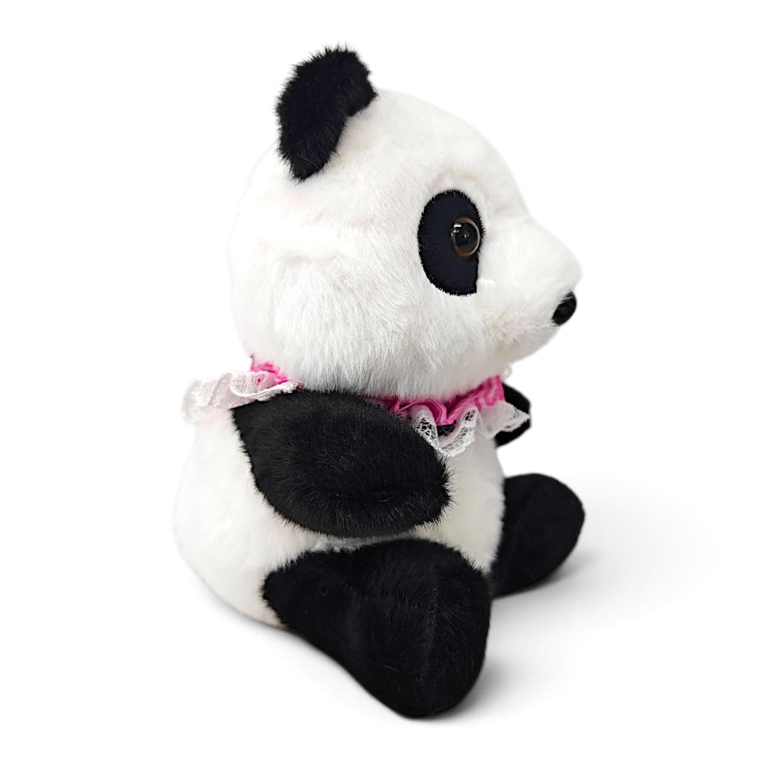 Peluche Panda Rosado con Flor