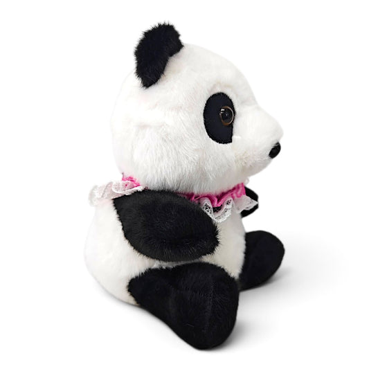 Peluche Panda Rosado con Flor