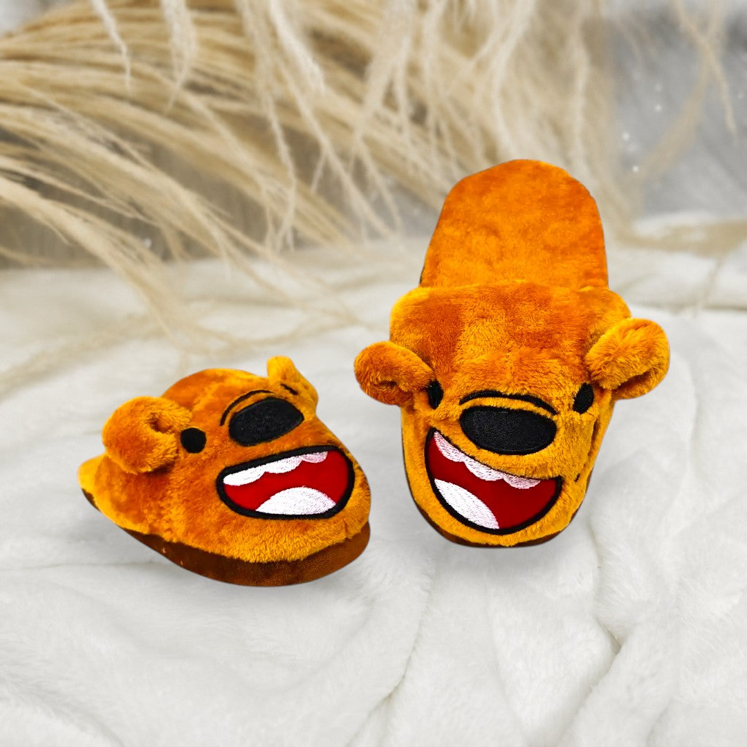 Pantuflas de Oso Pardo para Adultos