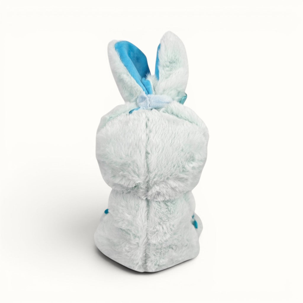 Peluche Stitch moño colores azul bebé