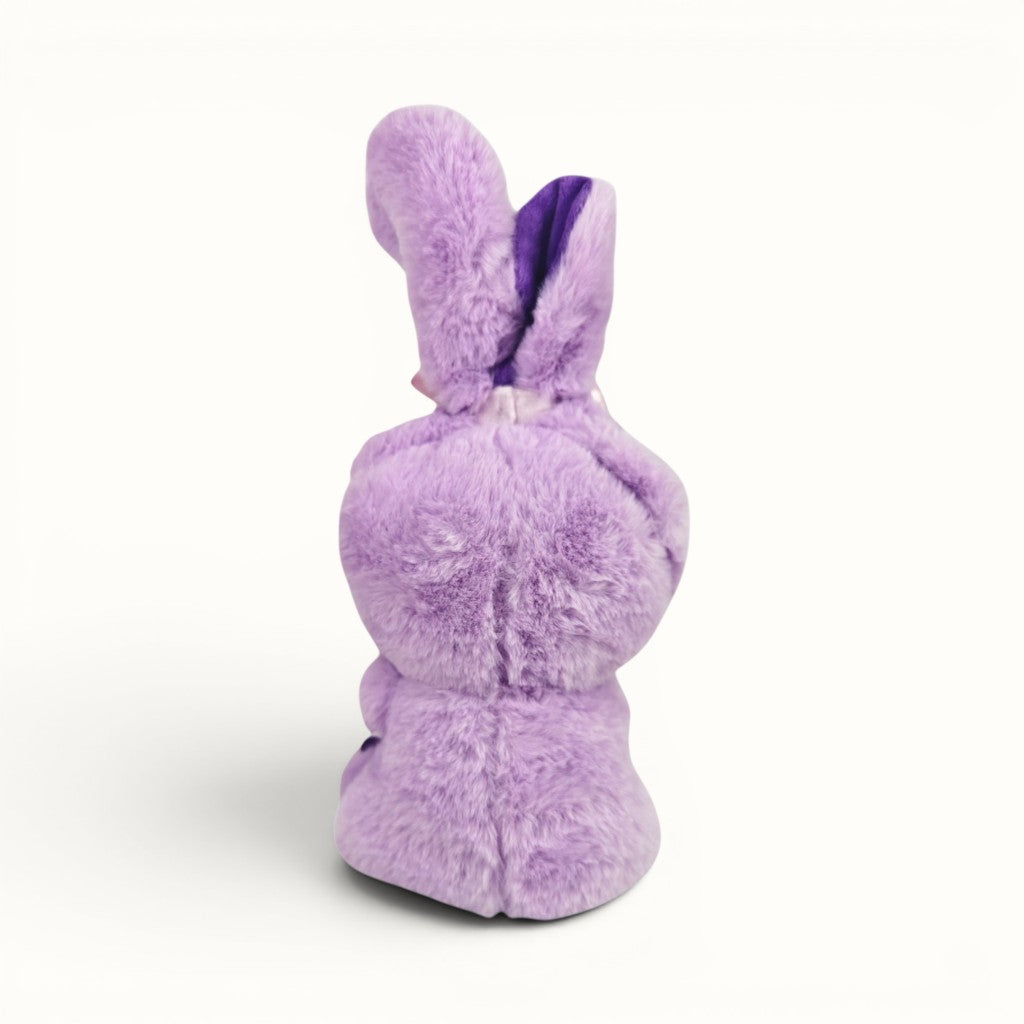Peluche Stitch moño colores lila