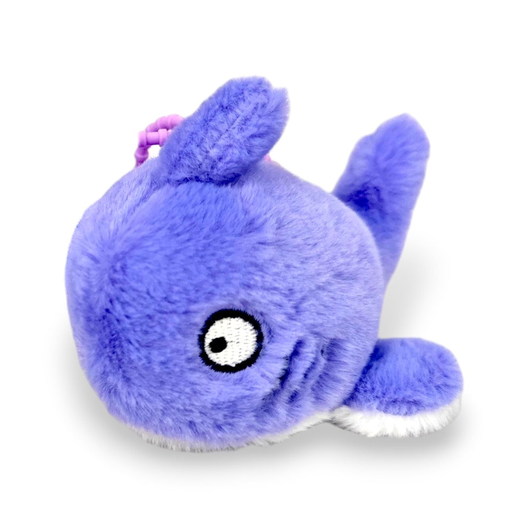 Llavero Peluche Tiburón Morado