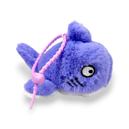 Llavero Peluche Tiburón Morado