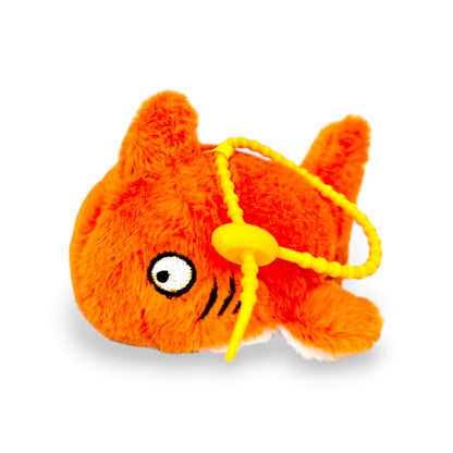 Llavero Peluche Tiburón Naranja