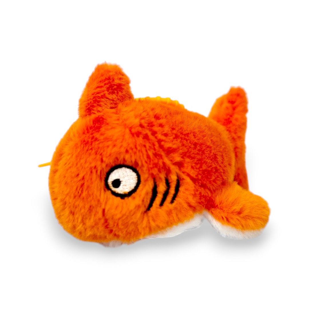 Llavero Peluche Tiburón Naranja