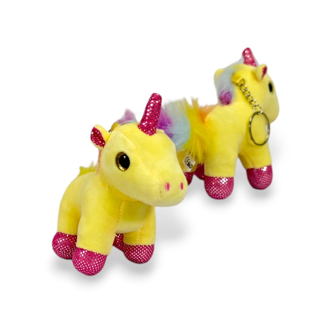 Llavero Unicornio Amarillo