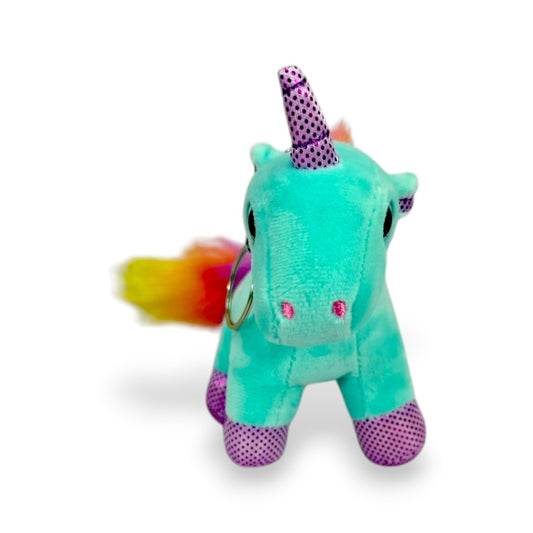 Llavero Unicornio Azul Celeste