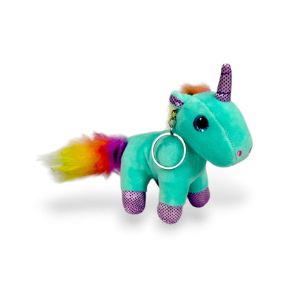 Llavero Unicornio Azul Celeste