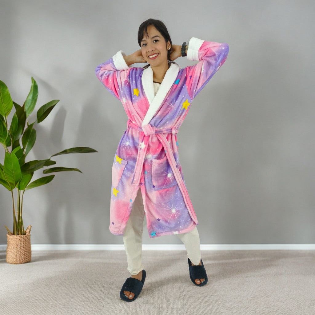 Bata para mujer Levantadora térmica colores Arcoíris