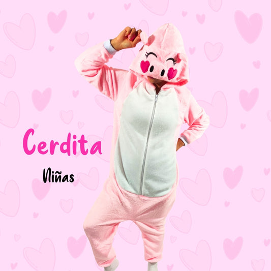 Kigurumi De Cerdita Niñas