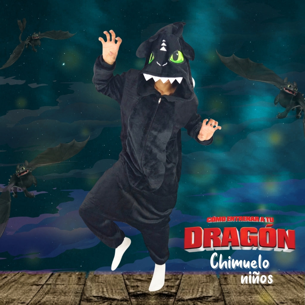 Kigurumi Térmica De Chimuelo Niños