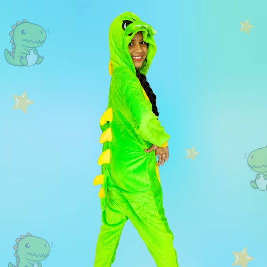 Kigurumi para Niños Dinosaurio Temática Levantadora Pijama